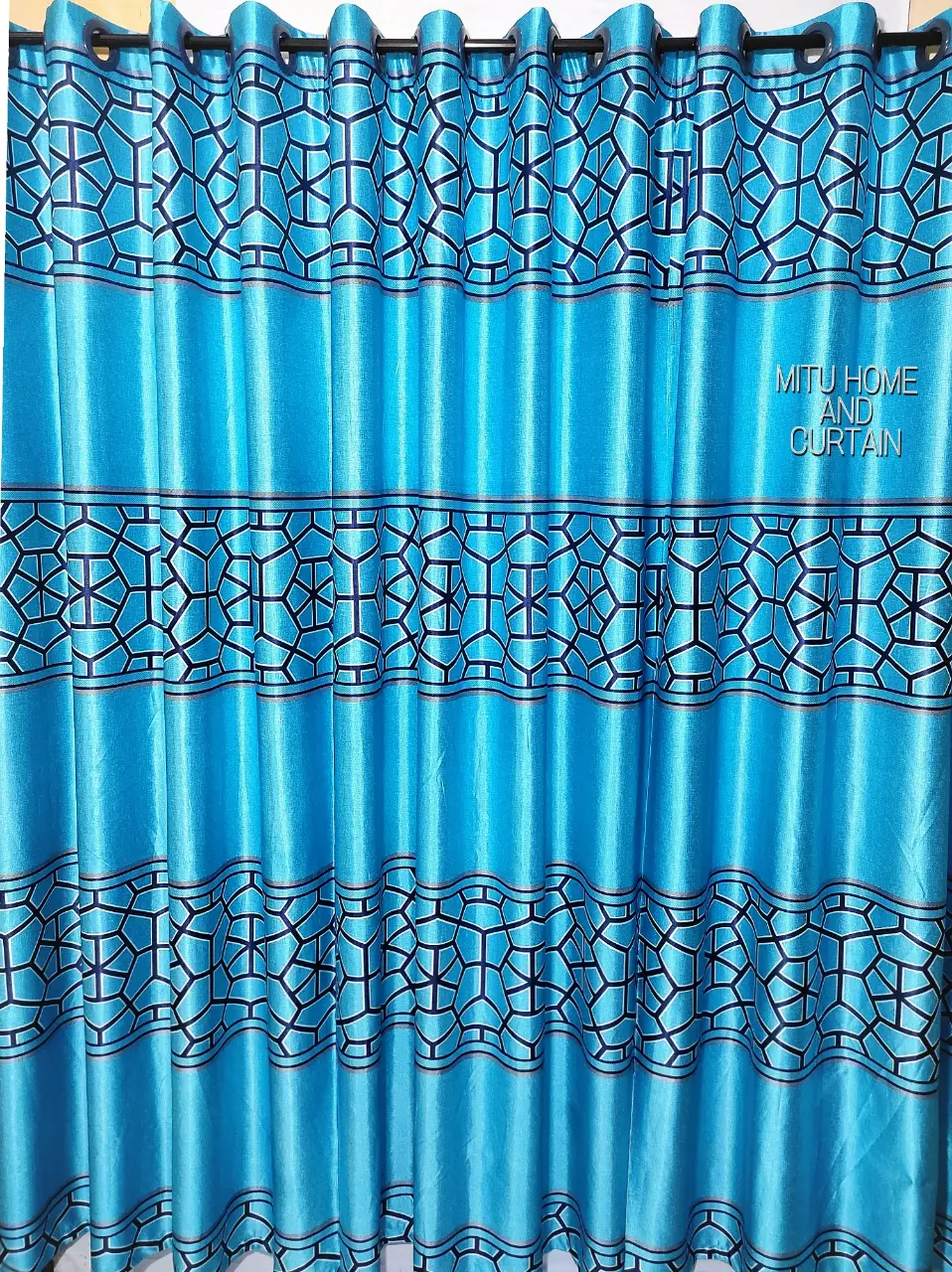 Buy Curtain Porda Synthetic curtains Indian porda window protector 45*80 inch standard size Blue pattern art 4 kuchi curtain Online in Bangladesh at Best Prices on Othoba.com. 