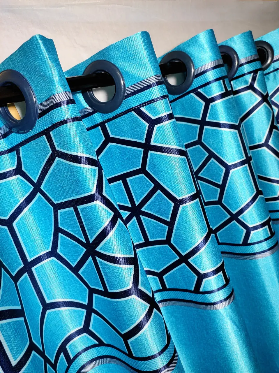 Buy Curtain Porda Synthetic curtains Indian porda window protector 45*80 inch standard size Blue pattern art 4 kuchi curtain Online in Bangladesh at Best Prices on Othoba.com. 