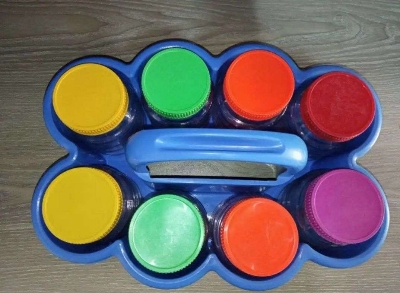 Picture of Plastic Smart Mini Rack(Made in Bangladesh) 6 Pcs  set 9" Multycolour