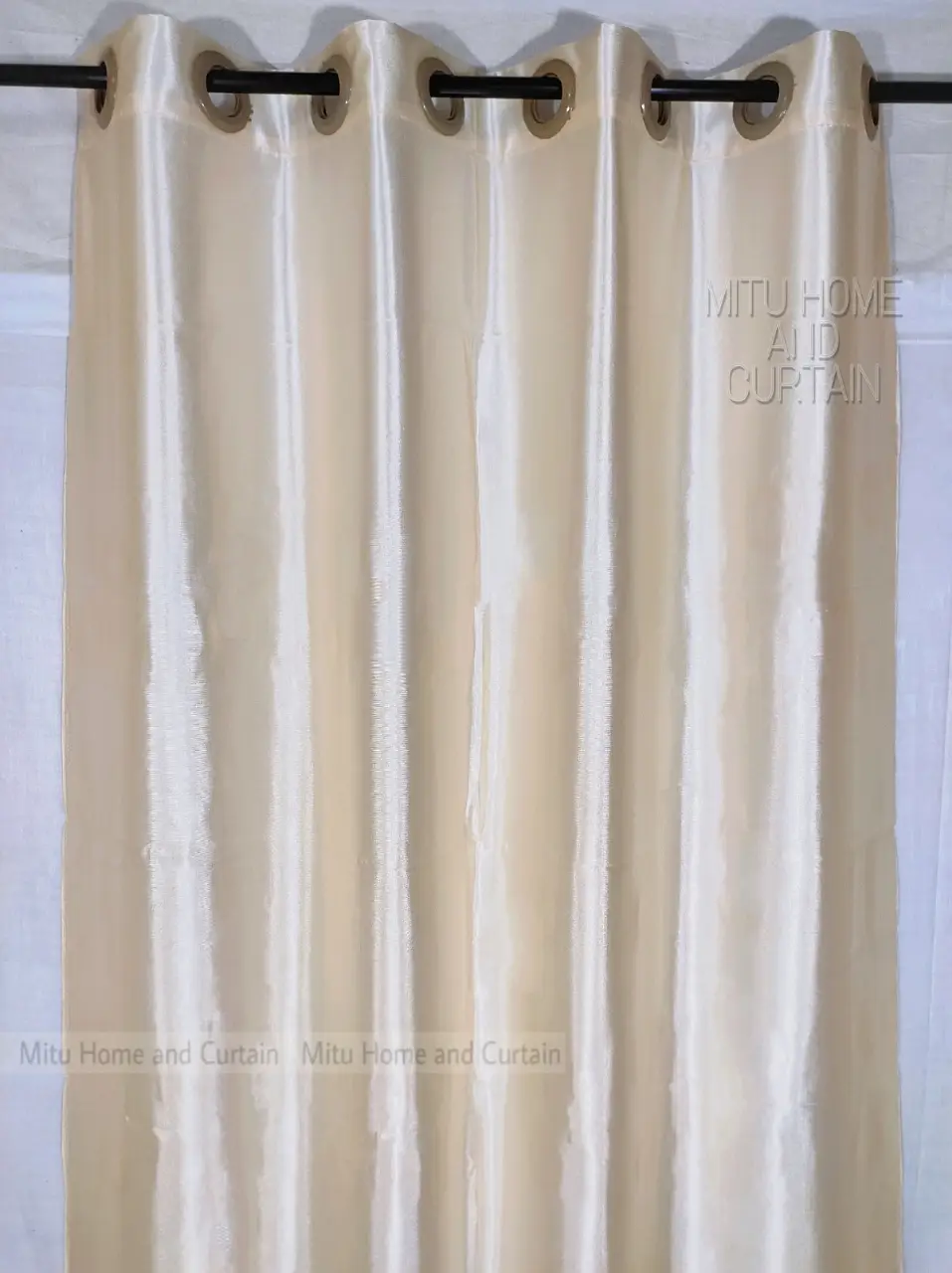 Buy Curtain Porda Synthetic curtains Indian porda window protector 45*80 inch standard size  Solid cream 4 kuchi curtain at Best Price In Bangladesh