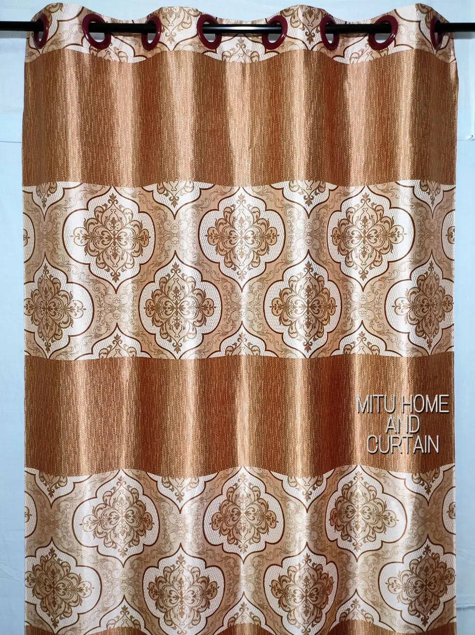 Buy Curtain Porda Synthetic curtains Indian porda window protector 45*80 inch standard size Golden art art 4 kuchi curtain at Best Price In Bangladesh