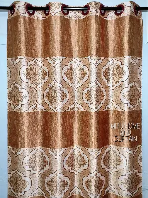 Buy Curtain Porda Synthetic curtains Indian porda window protector 45*80 inch standard size Golden art art 4 kuchi curtain at Best Price In Bangladesh