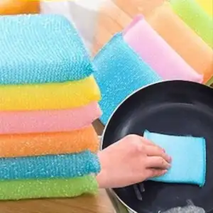 Picture of Soft Sponge Dish Washer Pad  (4 pcs)- Multicolor