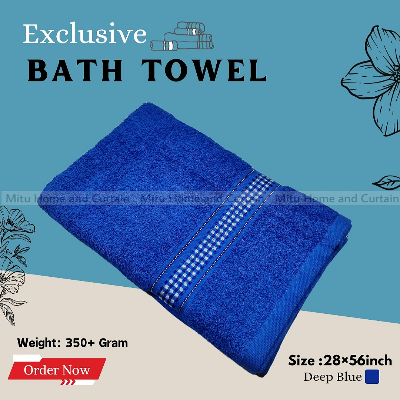 Buy Exclusive Bath towel / Guest towel Cotton primium towel 28 inch * 56 inch red Blue pink Olive Online at Best Price In Bangladesh