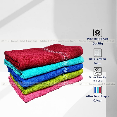 Buy Exclusive Bath towel / Guest towel Cotton primium towel 28 inch * 56 inch red Blue pink Olive Online at Best Price In Bangladesh