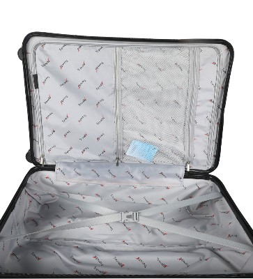 Picture of Travello 700mm (28") Unbreakable Body More Capacity Water Resistant Aluminum Luggage/Trolley/Hardtop- Black