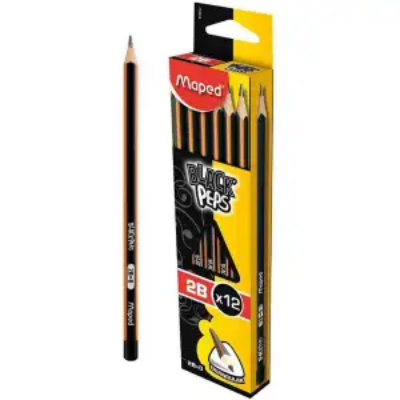 Picture of Maped Black Peps Pencil 12 pes box