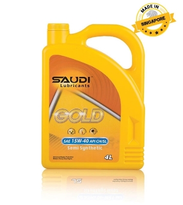 Buy Saudi Diesel Engine Oil 15W40 4L CI4/SL Online