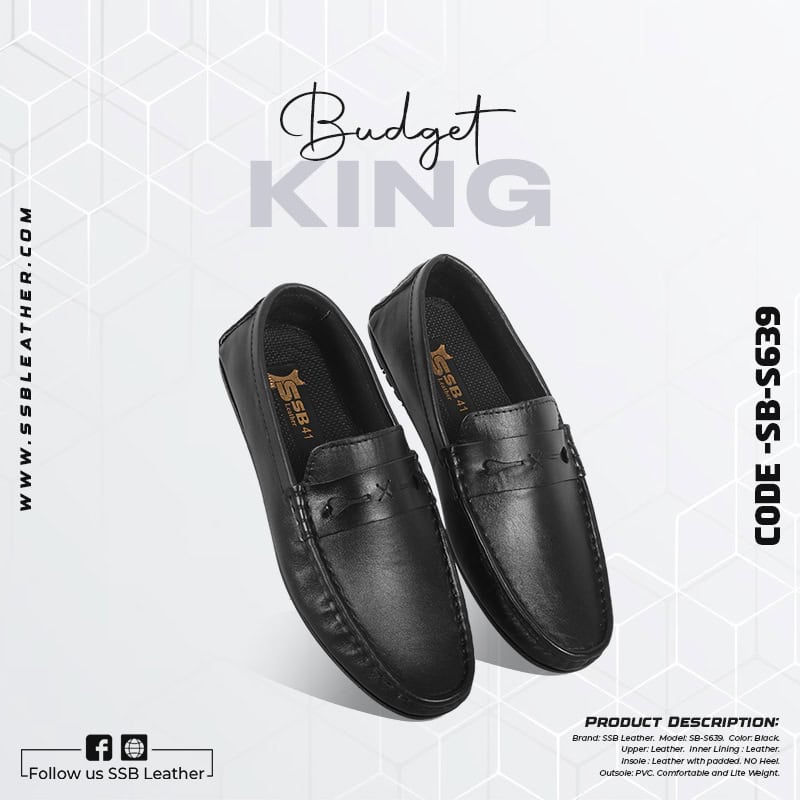 Buy SSB Leather Loafer For Men SB-S639 at Best Price In Bangladesh