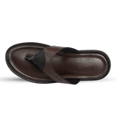 Buy Men’s Chocolate Leather Sandal SB-S171 at Best Price In Bangladesh