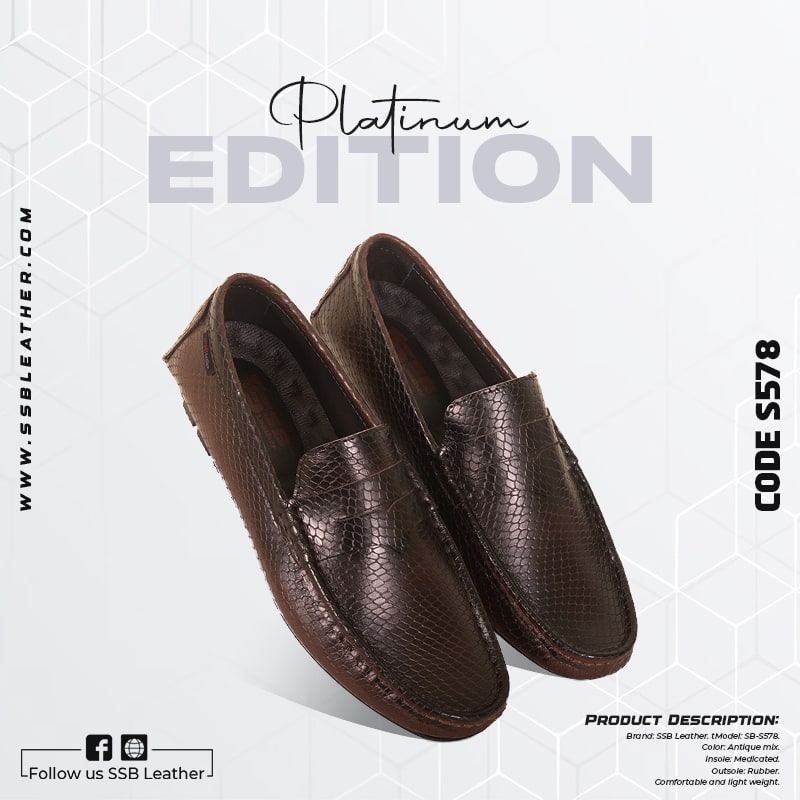 Buy Elegance Medicated Leather Loafers SB-S578 at Best Price In Bangladesh