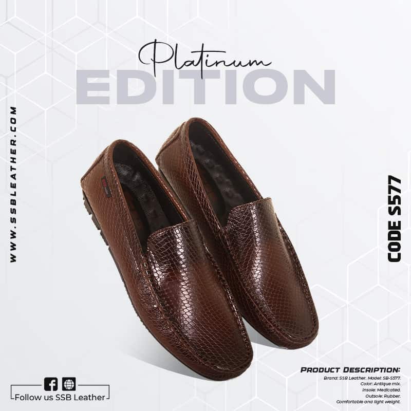 Buy Elegance Medicated Leather Loafers SB-S577 at Best Price In Bangladesh