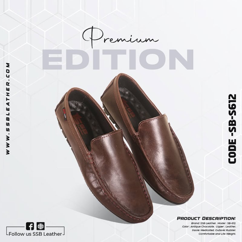Buy Oil Pull Up Medicated Leather Loafers SB-S612 at Best Price In Bangladesh