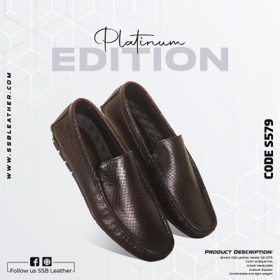 Buy Elegance Medicated Leather Loafers SB-S579 at Best Price In Bangladesh