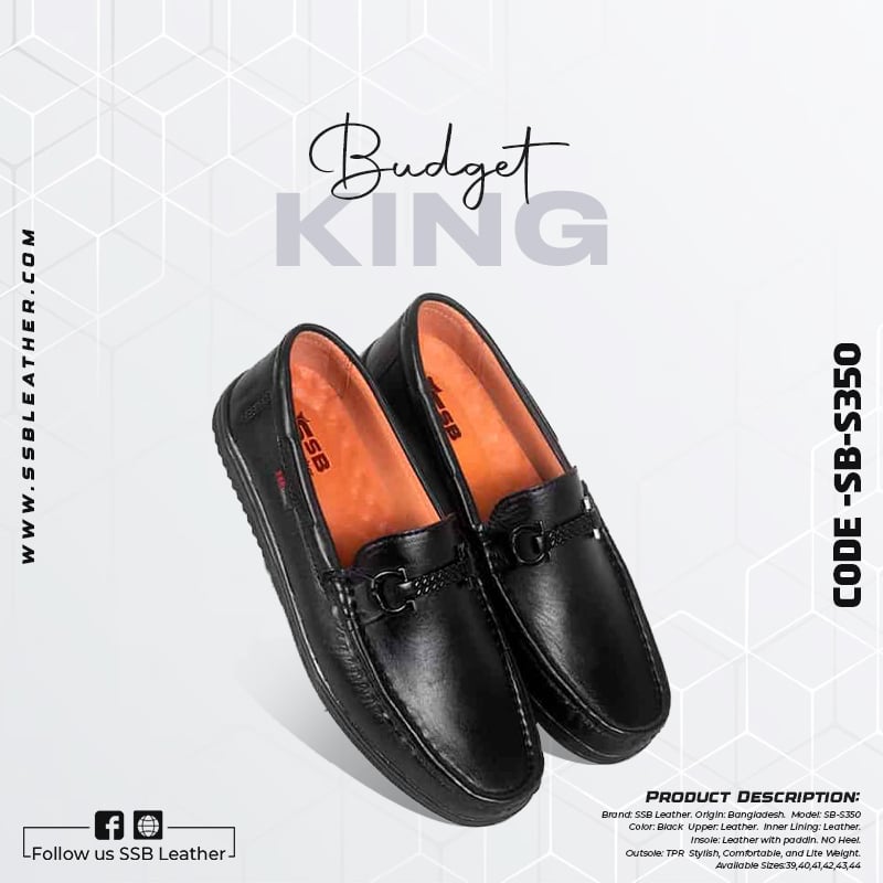 Buy Genuine Leather Classic Loafers for Men SB-S350 at Best Price In Bangladesh