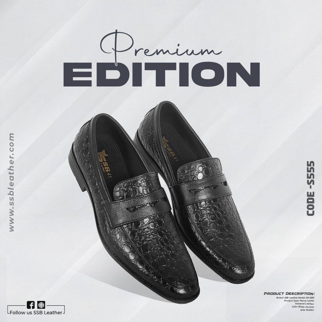 Buy Penny Loafer Leather Shoes SB-S555 at Best Price In Bangladesh