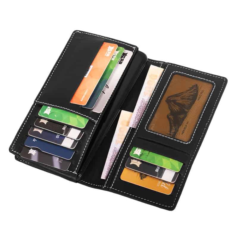 Buy Genuine Leather Semi Long Wallet SB-W194 at Best Price In Bangladesh