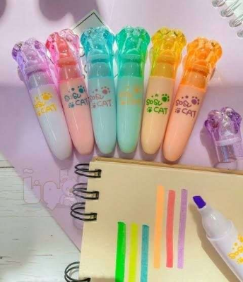 Buy mini-cat-paw-highlighter-sosu-cat-6-colors-q1360 at Best Prices in Bangladesh