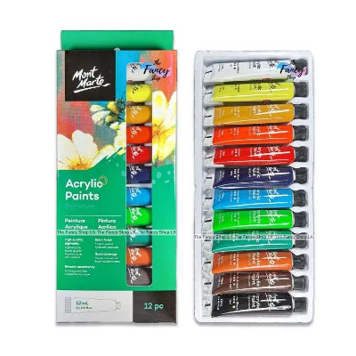 Buy mont-marte-signature-acrylic-paints-set-12pcs-x-12ml at Best Prices in Bangladesh