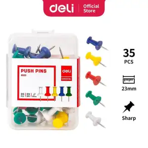Buy deli-e0021-color-push-pinassorted at Best Prices in Bangladesh