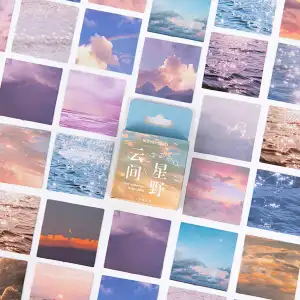 Picture of RHS Online 46PCS Star Wilderness In The Cloud Series Stickers Album Diary Journal Decorative Crafts Scrapbooking DIY Boxed Sticker