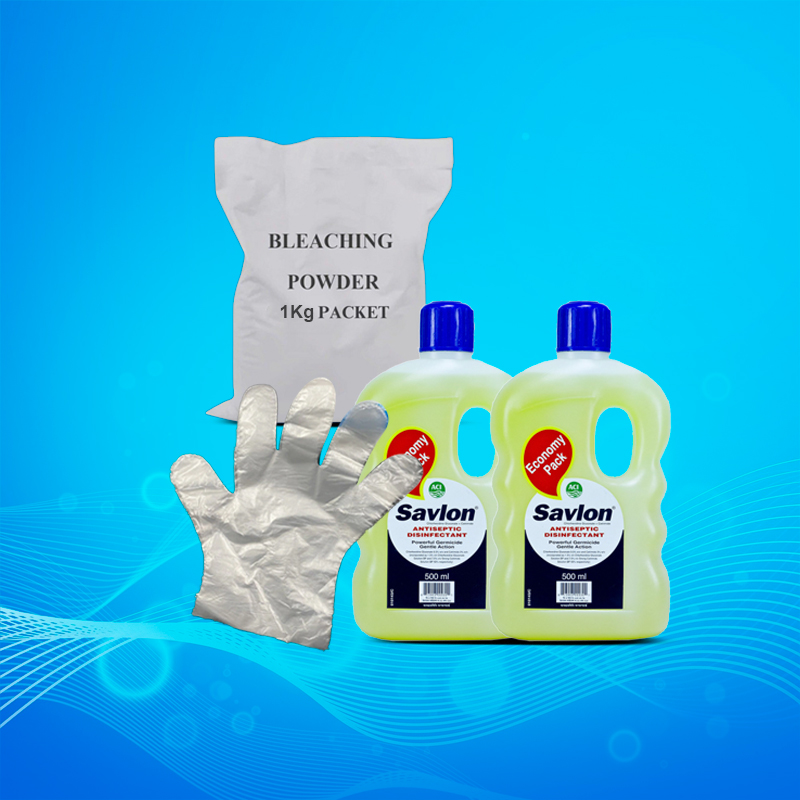 Buy Bleaching Powder 1 kg, Savlon 500ml Liquid, Savlon 500ml Liquid, Plastic Gloves Pack of 100 Combo Offer  Online in Bangladesh at Best Prices