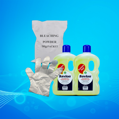 Buy Bleaching Powder 1 kg, Savlon 500ml Liquid, Savlon 500ml Liquid, Plastic Gloves Pack of 100 Combo Offer  Online in Bangladesh at Best Prices