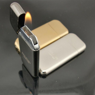 Picture of Windproof Lightergmas Refillable Lighter Wrinkle Paint Slim Lighter