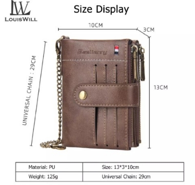 Picture of Man's Fashionable Design Leather  wallets