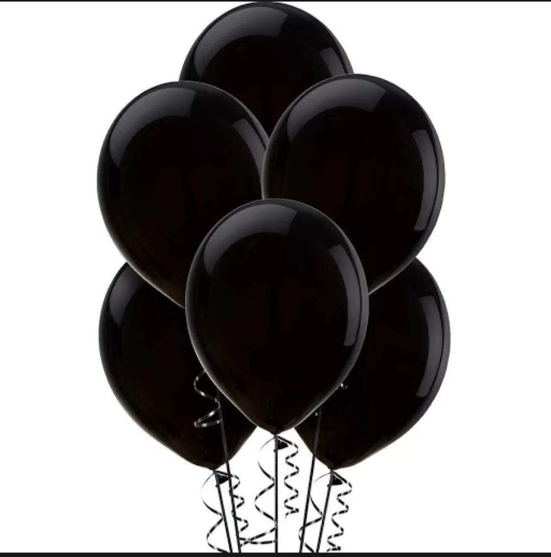 Picture of Black balloon/black Monty balloon/Monty balloon-20pc Black