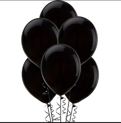 Picture of Black balloon/black Monty balloon/Monty balloon-20pc Black