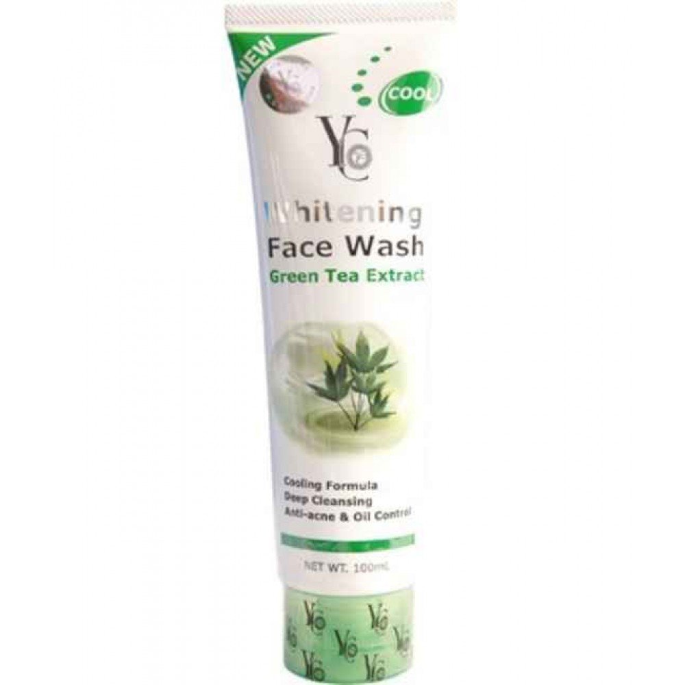 YC Whitening Face Wash Green Tea Extract - 100ml