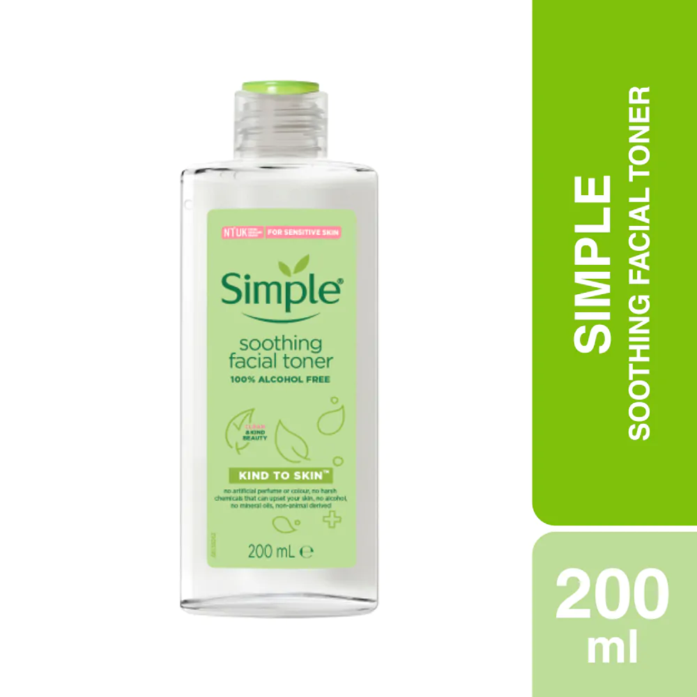 Simple Kind To Skin Soothing Facial Toner 200ml
