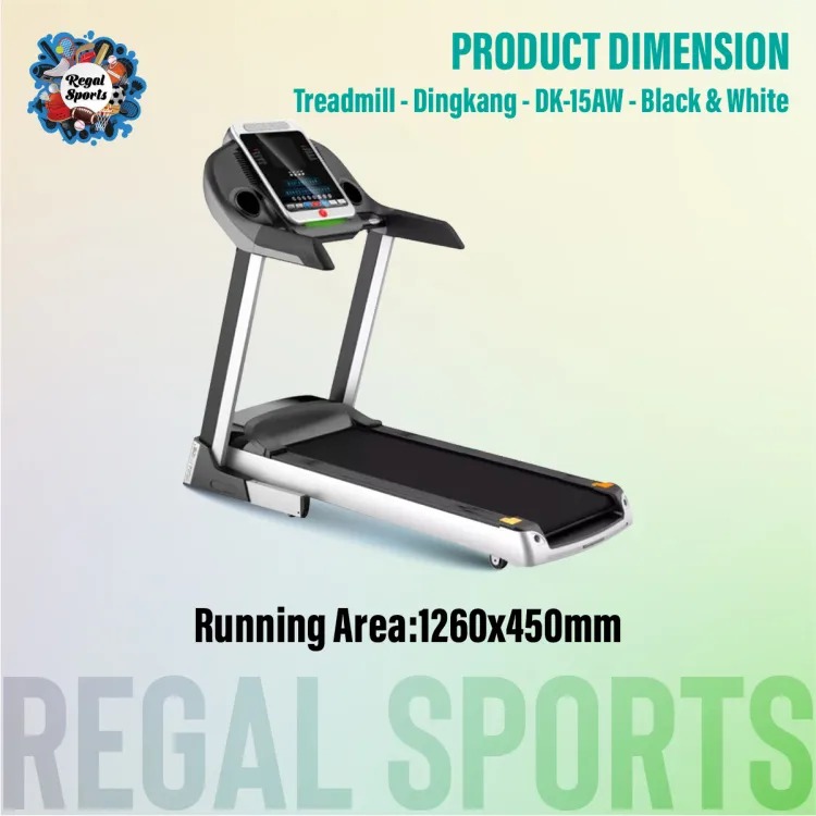 Treadmill - Dingkang - DK-15AW - Black & White