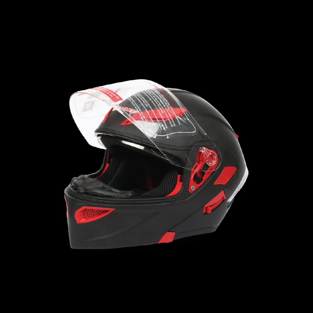 Buy Safemet Full Face Helmet (M) - Matt Black & Red at Best Price In Bangladesh
