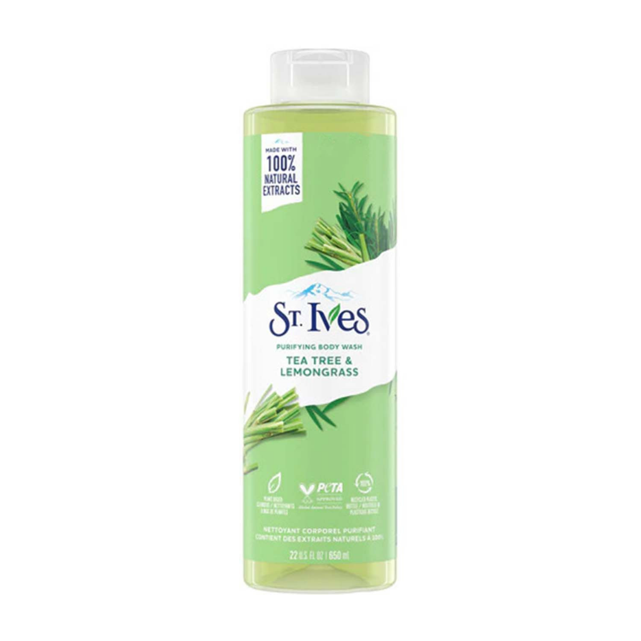 St. Ives Purifying Body Wash With Tea Tree & Lemongrass 650ML