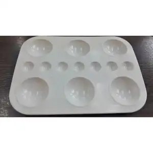 Buy Artist Color mixing Palette regular Square shape - white 1 pc at Best Prices in Bangladesh