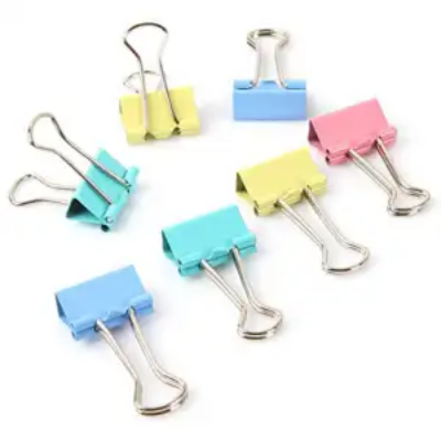 Buy Metal Binder Paper Clips - 10 Pcs 1 Inch (Multicolored, 25mm) Online in Bangladesh at Best Prices