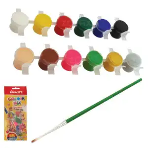 Buy Luxor tempra Colours 12 Shades with a Free Paint Brush at Best Prices in Bangladesh