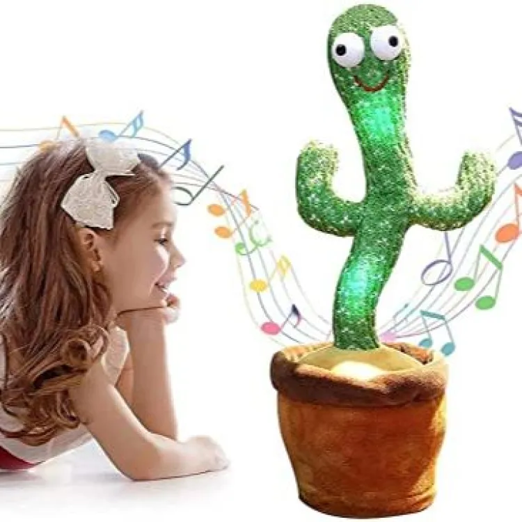 Buy Dancing Cactus Talking Cactus Stuffed Plush Toy Electronic Toy with Song Plush Cactus Potted Toy Early Education Toy for Kids at Best Price In Bangladesh