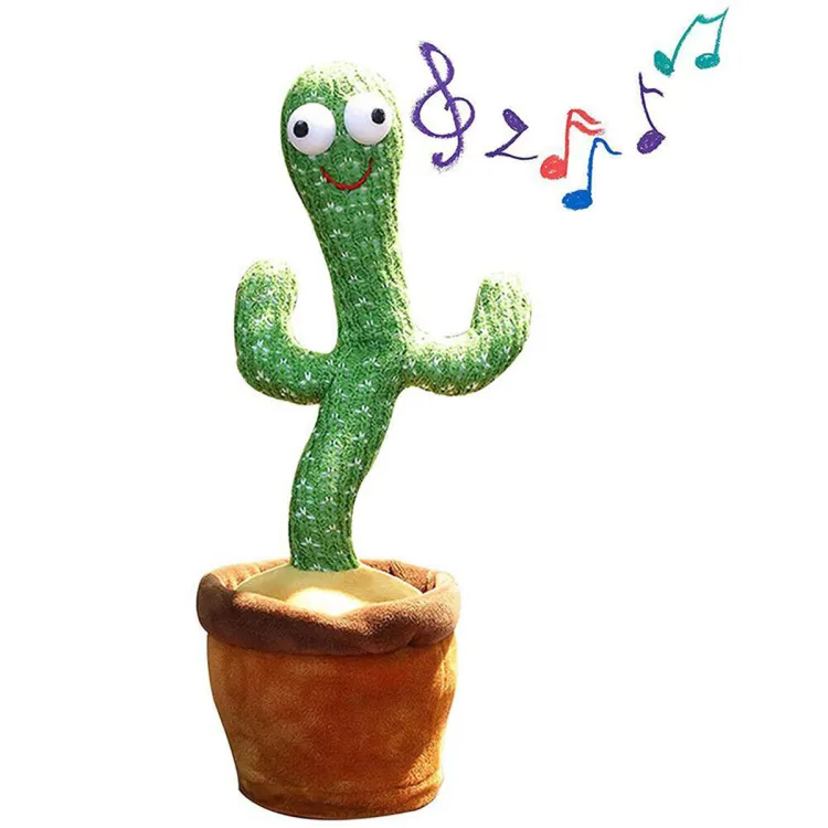 Buy Dancing Cactus Talking Cactus Stuffed Plush Toy Electronic Toy with Song Plush Cactus Potted Toy Early Education Toy for Kids at Best Price In Bangladesh