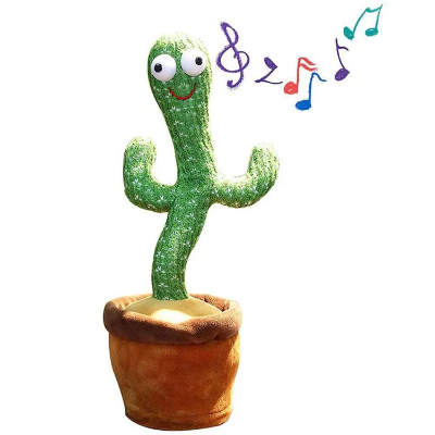 Buy Dancing Cactus Talking Cactus Stuffed Plush Toy Electronic Toy with Song Plush Cactus Potted Toy Early Education Toy for Kids at Best Price In Bangladesh