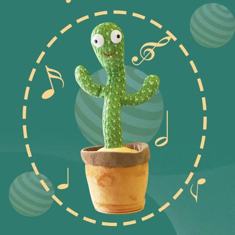 Buy Dancing Cactus Talking Cactus Stuffed Plush Toy Electronic Toy with Song Plush Cactus Potted Toy Early Education Toy for Kids at Best Price In Bangladesh