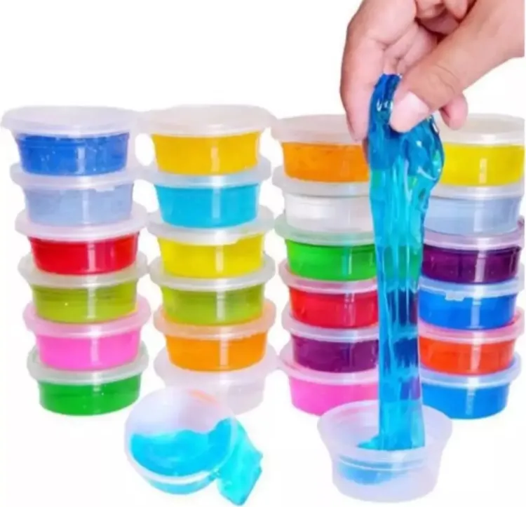 Buy Slime/Super Slime For Kids For Play-12pc at Best Price In Bangladesh