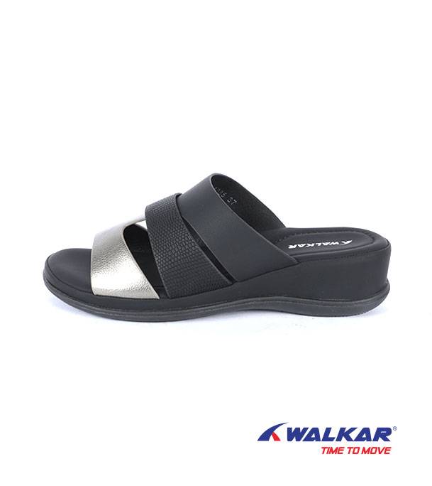 Picture of Walkar Ladies casual Shoe Black-CKD