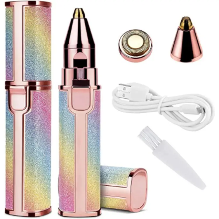 Buy Rechargeable Glitter Rainbow 2 in 1 Women Hair Remover Online in Bangladesh