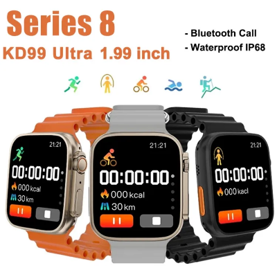 Buy SmartWatch KD99 Ultra Watch 8 Ultra Clone Full View BIG Display Wireless Charging  Online in Bangladesh
