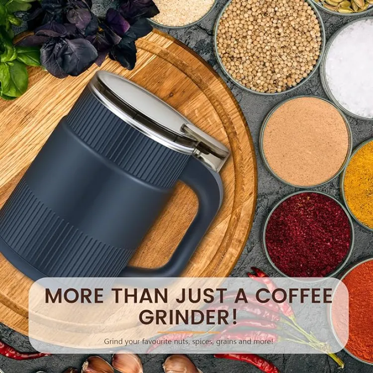 Buy Coffee grinder Coffee Grinders Electric Safe and DurableEasy handling,Bean , Herb,Spice Grinder,ButtonsGrinder for kitchenSpice Grinder Electric  Online in Bangladesh