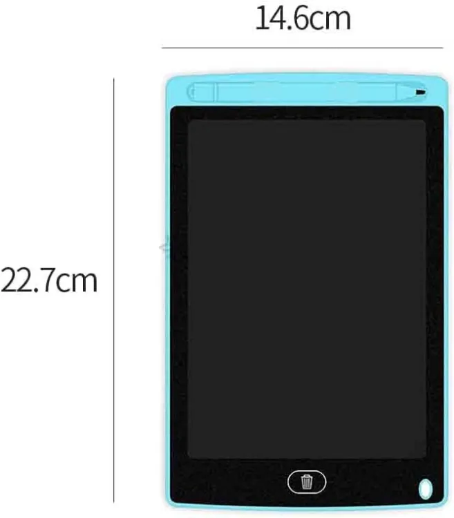 Buy"8.5-Inch LCD Handwriting Board and Electronic Drawing Board LCD Kids Writing Tablet A02364 (8.5 Round Edge Light Blue)" Online at Best Price In Bangladesh