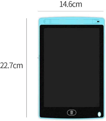 Buy"8.5-Inch LCD Handwriting Board and Electronic Drawing Board LCD Kids Writing Tablet A02364 (8.5 Round Edge Light Blue)" Online at Best Price In Bangladesh